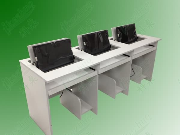 翻轉電腦桌，學校電腦桌，學生電腦桌